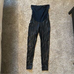 SPANX Mama Maternity Faux Leather Leggings